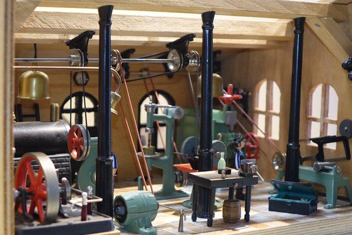 Stoommachine - IJzer - 1980-1990 - stoommachinewerkplaats, Antiek en Kunst, Antiek | Wandborden en Tegels