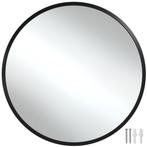 tectake Ronde wandspiegel Fiona met aluminiumframe - 80 cm, Huis en Inrichting, Woonaccessoires | Spiegels, Verzenden, Nieuw