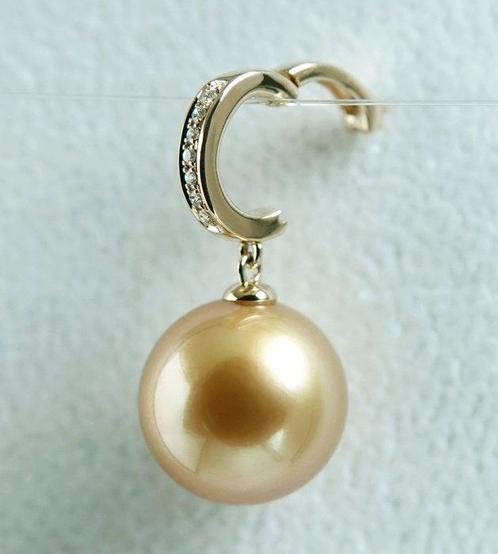Hanger - 18 kt. geelgoud - 24K verzadiging - ronde - Gouden, Handtassen en Accessoires, Antieke sieraden