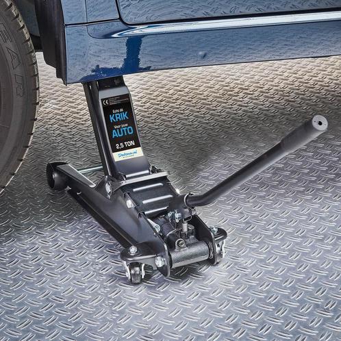 Datona Garagekrik laag model - 2,5 ton - Datona - Zwart, Auto diversen, Krikken, Ophalen of Verzenden