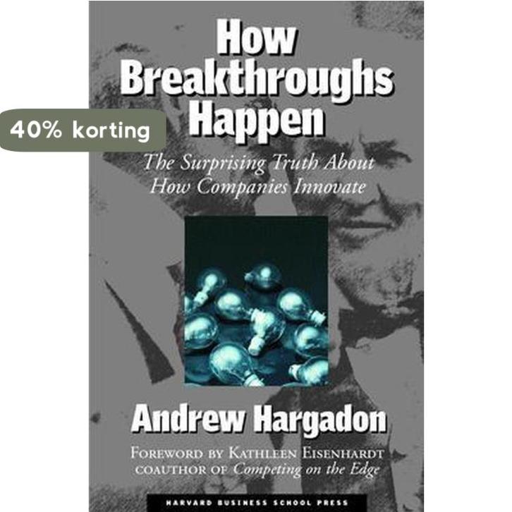 How Breakthroughs Happen 9781578519040 Andrew Hargadon, Livres, Langue | Anglais, Envoi