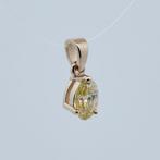 Zonder Minimumprijs - Hanger - 14 karaat Geel goud - 0.22ct., Handtassen en Accessoires, Antieke sieraden