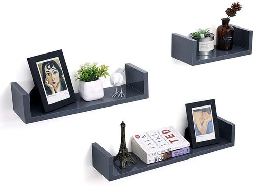 Wandplanken -  - Zwevend – Stijlvol - Zwart, Huis en Inrichting, Woonaccessoires | Wandplanken en Boekenplanken, Nieuw, Ophalen of Verzenden