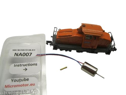 micromotor NA007 motor ombouwset voor Arnold DHG700C, Hobby & Loisirs créatifs, Trains miniatures | Échelle N, Envoi