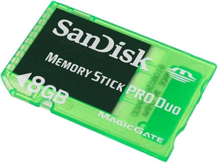 Sandisk Memory Stick Pro Duo 8GB MagicGate Rood, Games en Spelcomputers, Spelcomputers | Sony PSP, Zo goed als nieuw, Ophalen of Verzenden