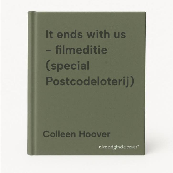 It ends with us - filmeditie (special Postcodeloterij), Boeken, Literatuur, Gelezen, Verzenden