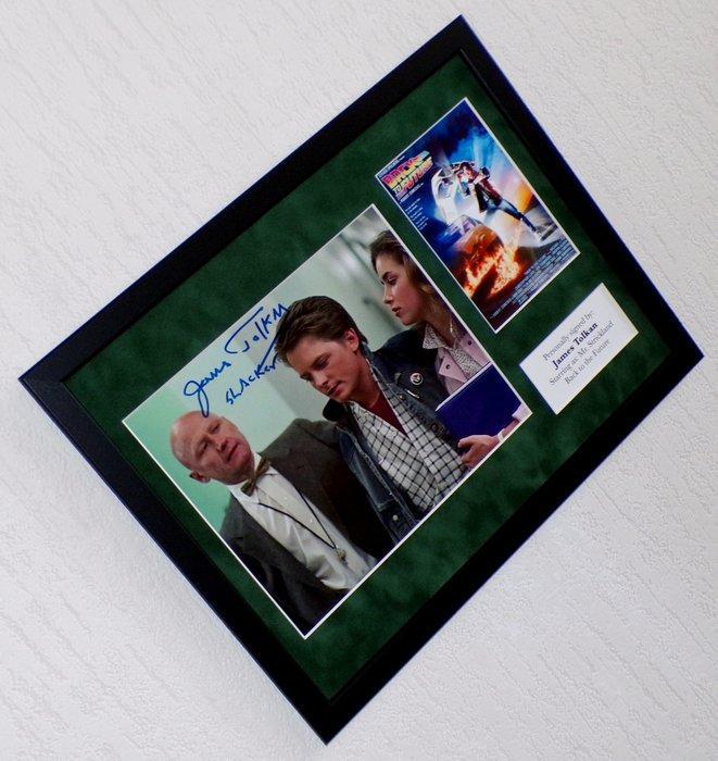Back to the Future - James Tolkan (Mr. Strickland) Framed,, Verzamelen, Film en Tv