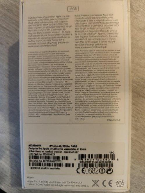 Apple iPhone 4S 16GB A1387 white - Smartphone - In originele, Games en Spelcomputers, Spelcomputers | Overige Accessoires