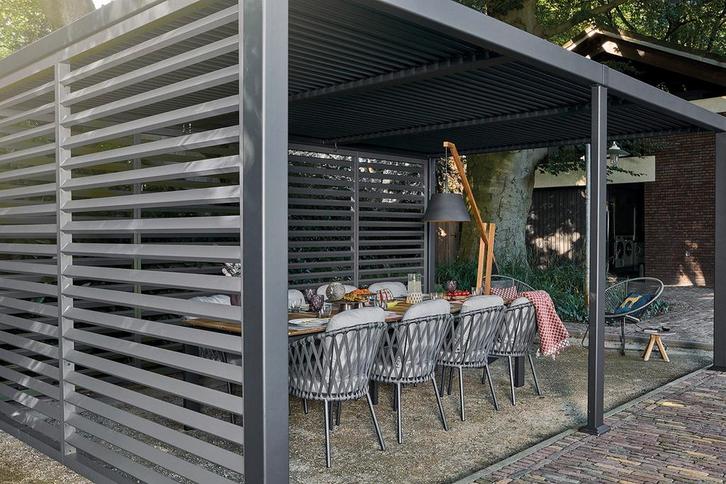 SUNS aluminium voorpaneel voor Maranza terrasoverkapping 360, Tuin en Terras, Tuinsets en Loungesets