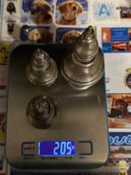 Suikerkom (4) - Zilver - set, Antiek en Kunst