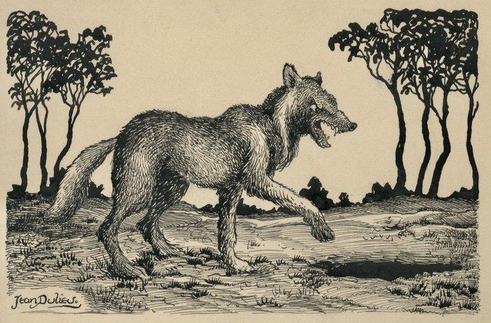 Dulieu, Jean - 1 Original drawing - Paulus de Boskabouter -, Boeken, Stripverhalen