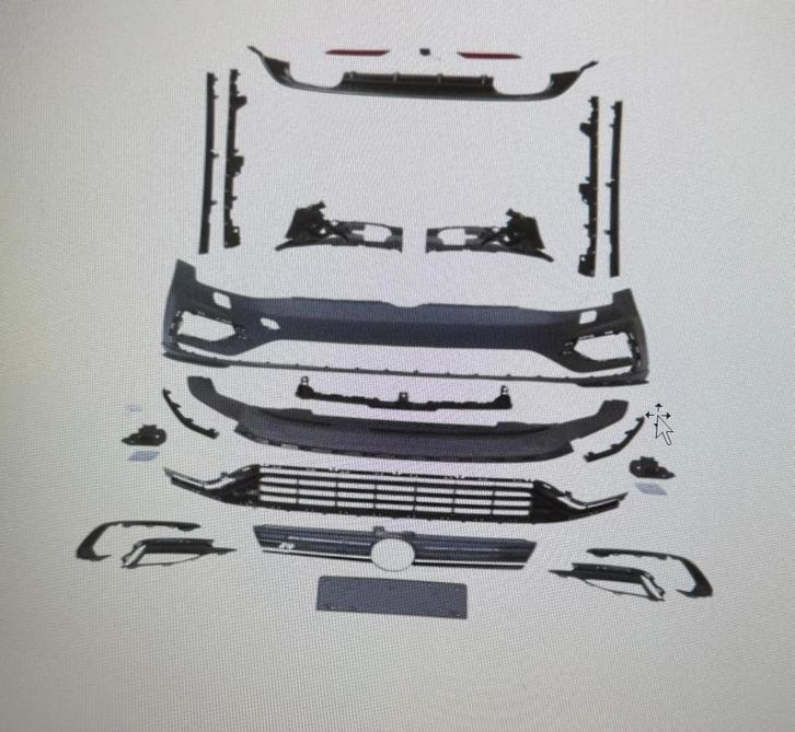 VW Golf 7.5 R Look Body Kit – Complete Set, Auto-onderdelen, Carrosserie, Voor, Achter, Links, Rechts, Bumper, Nieuw, Volkswagen