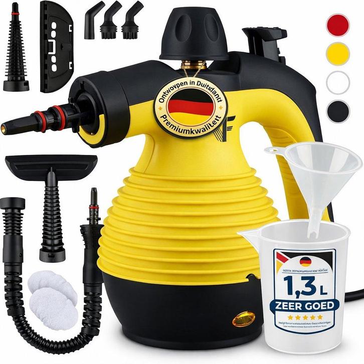 2dekans | Handstoomreiniger - Stoomregeling - Inclusief 10, Huis en Inrichting, Schoonmaakartikelen, Ophalen of Verzenden