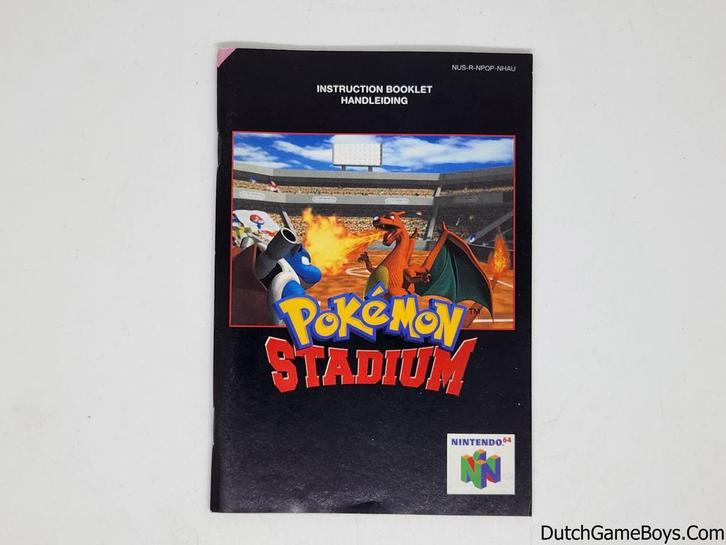 Nintendo 64 / N64 - Pokemon Stadium - NFAU - Manual, Games en Spelcomputers, Games | Nintendo 64, Gebruikt, Verzenden