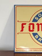 Sources Fontana / Et J.Schuybroek 1955 - Plaque - Metaal