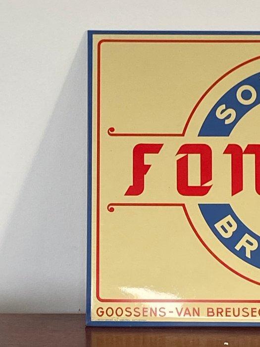 Sources Fontana / Et J.Schuybroek 1955 - Plaque - Metaal, Antiquités & Art, Antiquités | Assiettes décoratives & Carrelages