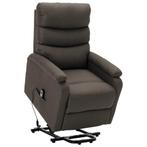 vidaXL Sta-op-stoel stof taupe, Huis en Inrichting, Fauteuils, Verzenden, Nieuw