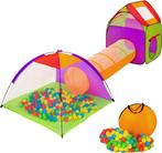 Speeltent - Kindertent - Speelhuisje - Met ballen - Tectake®, Verzenden, Nieuw