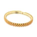 Armband - 18 karaat Geel goud - 6.24ct. tw. Saffier - 802225, Handtassen en Accessoires, Armbanden, Nieuw
