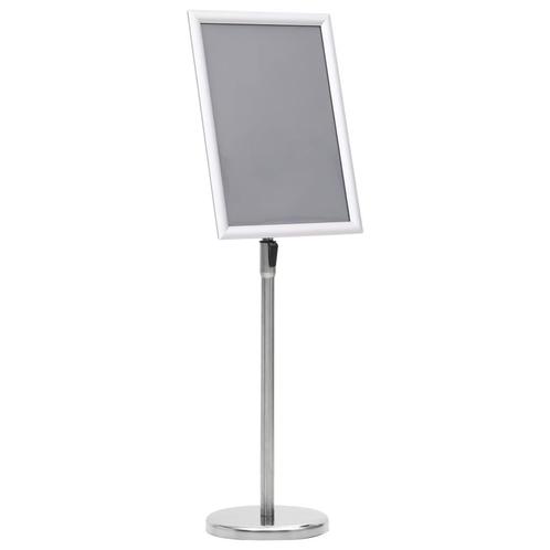 vidaXL Posterstandaard A3 aluminiumlegering zilverkleurig, Zakelijke goederen, Kantoor en Winkelinrichting | Kantoormeubilair en Inrichting