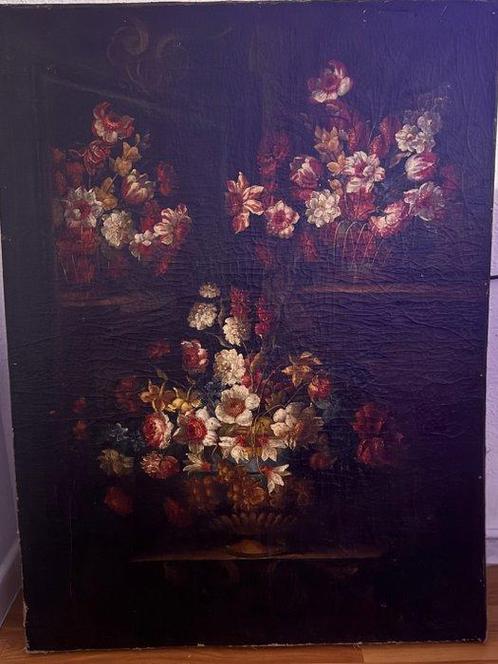 Spaanse school (XVII) - Bodegón de flores, Antiek en Kunst, Kunst | Schilderijen | Klassiek