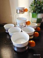 Rosenthal - Service à café - Porcelaine, Métal, Antiek en Kunst