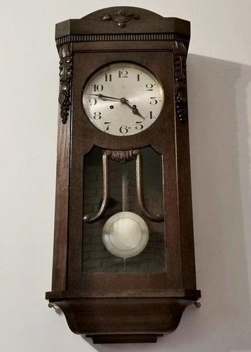 Horloge murale - Junghans - sygnowany -  Art déco Bois -