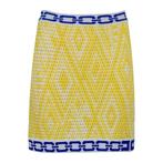 Elisabetta Franchi • gele gehaakte rok • 34 (IT40), Kleding | Dames, Geel, Maat 42/44 (L), Nieuw, Elisabetta Franchi