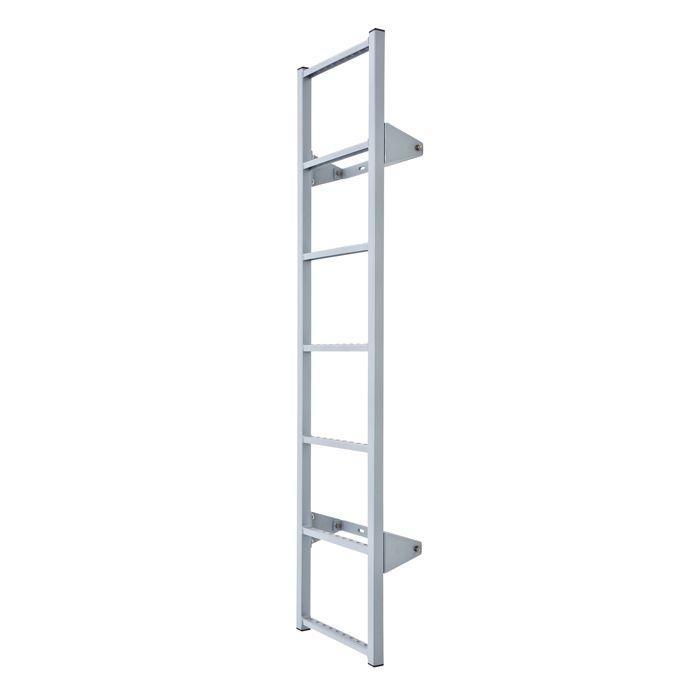 RVS deurladder met aluminium coating Mercedes Sprinter 2006-, Auto diversen, Auto-accessoires, Nieuw, Verzenden