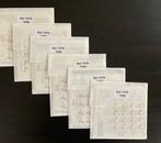 Nederland 1987/2000 - Kerstzegelvelletjes guldenperiode, Gestempeld