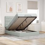 vidaXL Ottoman bed met matrassen 140x200cm fluweel, Huis en Inrichting, Slaapkamer | Bedden, Verzenden, Nieuw