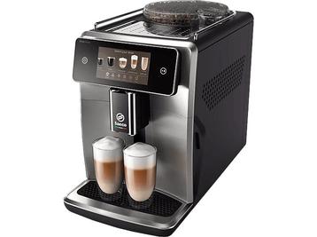 Saeco -  Espressomachine Saeco -  Xelsis Deluxe  - Zilver, Verzenden, Gemalen koffie