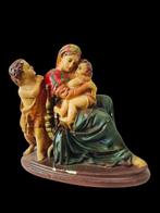 sculptuur, Set of 2 Religious Sculptures - Our Lady of
