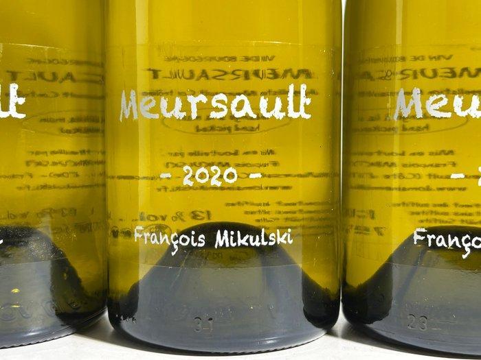 2020 Domaine François Mikulski - Meursault - 3 Flessen (0.75, Verzamelen, Wijnen