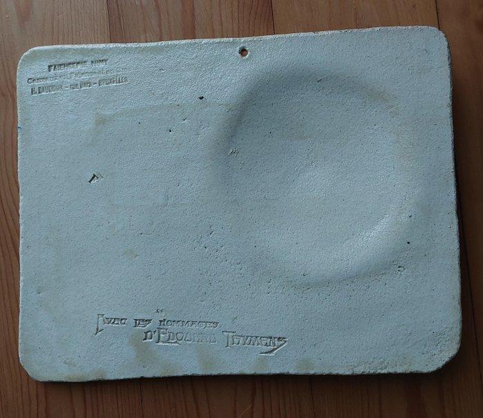 Faiencerie Nimy - Figurine - Wandplaquette De Mijnwerker, Antiek en Kunst, Kunst | Designobjecten