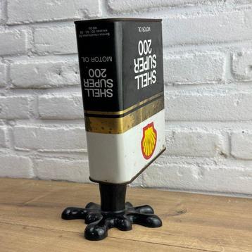 PepArt - Bidon d’huile - Acier - Support vintage Shell Oil