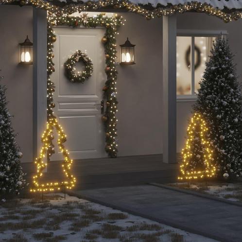 vidaXL Kerstverlichting met grondpinnen boom 115 LEDs 90 cm, Diversen, Kerst, Nieuw, Verzenden