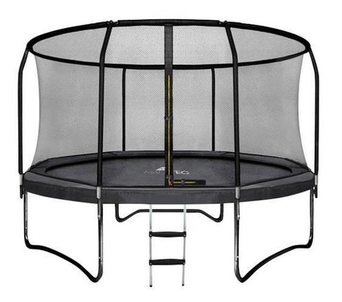 Trampoline - 244 cm - met net en ladder - tot 50 kg - zwart, Enfants & Bébés, Jouets | Extérieur | Trampolines, Enlèvement ou Envoi