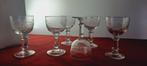 Val Saint Lambert, antieke glasses VSL Service Lothaire -