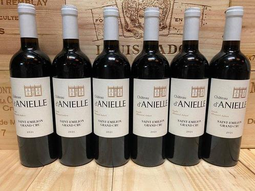 2021 Chateau dAnielle - Saint-Émilion Grand Cru - 6 Flessen, Verzamelen, Wijnen