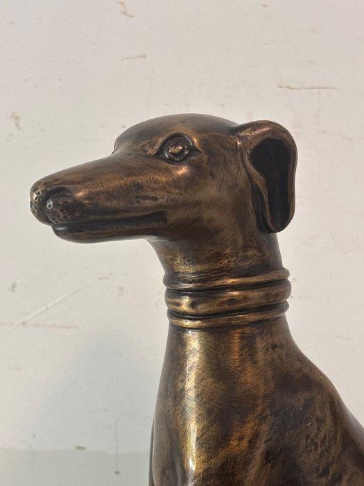 Beeld, Hond - 30 cm - Brons, Antiek en Kunst, Curiosa en Brocante