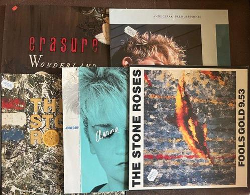Stone Roses, Anne Clark, Erasure - 4 x albums + 1 x 12, Cd's en Dvd's, Vinyl Singles