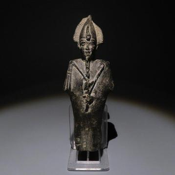 Oud-Egyptisch Schist Osiris God. Late Periode, 664 - 332