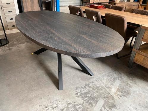 Scarlet eettafel, kleur onyx, Huis en Inrichting, Tafels | Eettafels, Nieuw, Metaal, Overige materialen