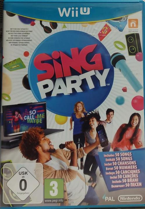 Sing party game only (Nintendo Wii U used game), Games en Spelcomputers, Games | Nintendo Wii U, Ophalen of Verzenden