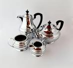 Koffie- en theeservies - Beautiful Vintage Silver-Plated Tea, Antiek en Kunst