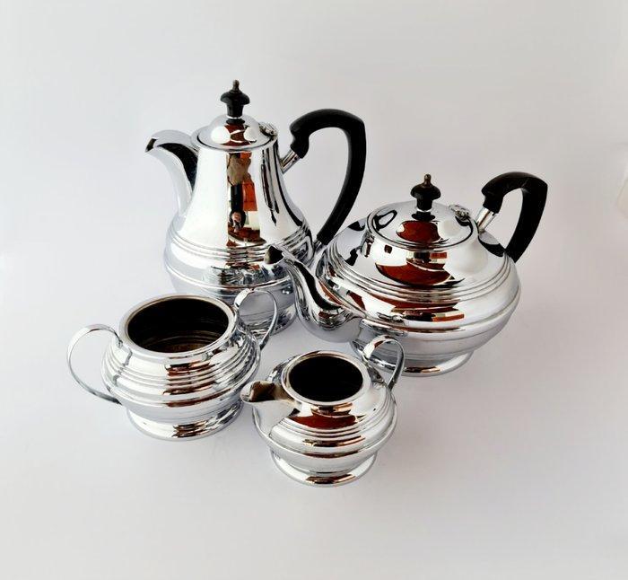 Koffie- en theeservies - Beautiful Vintage Silver-Plated Tea, Antiek en Kunst, Antiek | Meubels | Tafels