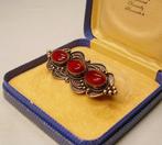 Zonder minimumprijs - Broche Zilver - 15.00ct. tw. Carneool