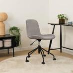 Nolon Nout bureaustoel | velvet zitting | Grijs, Huis en Inrichting, Stoelen, Verzenden, Modern/Scandinavisch, Nieuw, Eén
