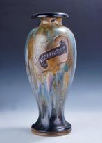 Roger Guèrin - Bouffioulx. - Vaas -  Large polychrome vase, Antiek en Kunst
